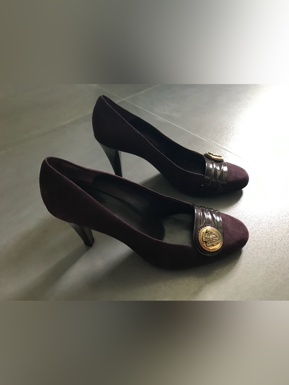 Gucci Suede Pumps Heels